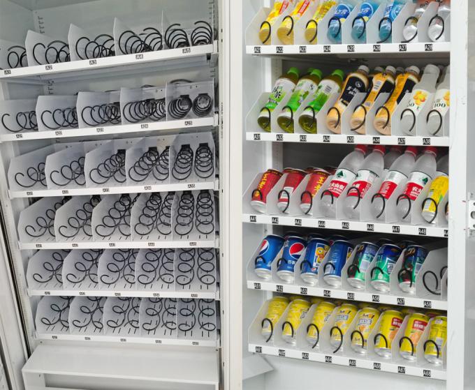 二重層の販売のためのガラス クレジット カードの自動販売機、コーラのためのカード強打の自動販売機