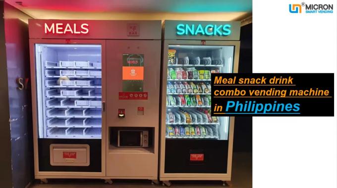 ミクロンのフィリピンの食事によって調理される食糧自動販売機
