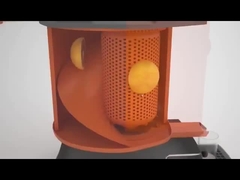 ショッピングモール用のカードリーダーとタッチスクリーン付きの新鮮なオレンジジュース自動販売機