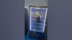 アメリカへ送れる 画面は埋め込みで 自動販売機はより良い体験をします