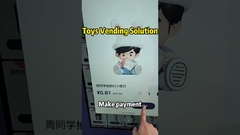 玩具販売ソリューション,エレベーター付き高級自販機でIP玩具を配信 #自販機