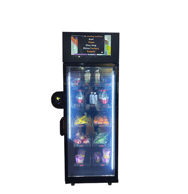 質  240V Smart Fridge for snack cold drink Vending Machine with nayax card reader 工場