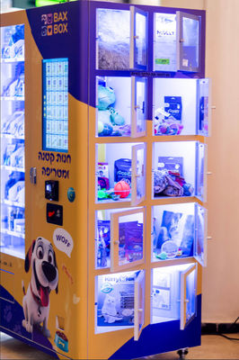 ロッカー付きコンボ自動販売機 21.5インチタッチスクリーン SDK機能