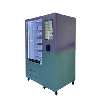 オプションのステッカーと350〜600の容量を備えたカスタマイズ可能な金属フレーム冷凍食品自動販売機