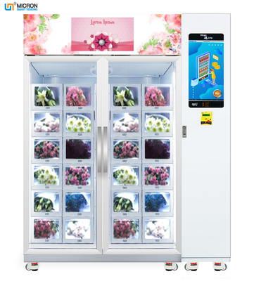 特大の花束のみずみずしい花の自動販売機R290の環境の友好的な冷却剤