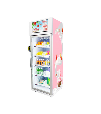 バンク カードの支払のモールのアイス クリームの自動販売機のフリーザーの冷却冷却装置