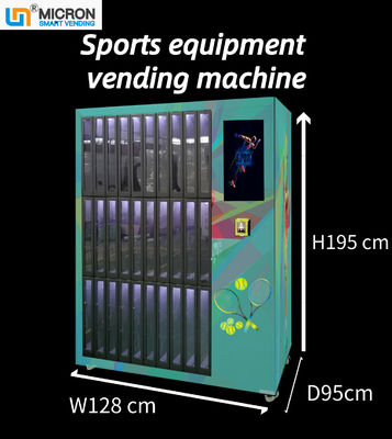 理性的なシステムが付いている大容量のタッチ画面のテニスのスポーツのロッカーの自動販売機
