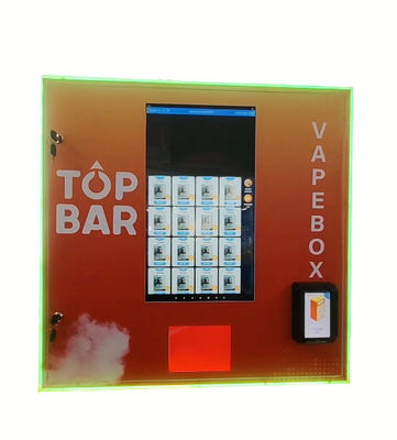 年齢の認識システムが付いている壁に取り付けられた小型電子タバコのVapeの自動販売機