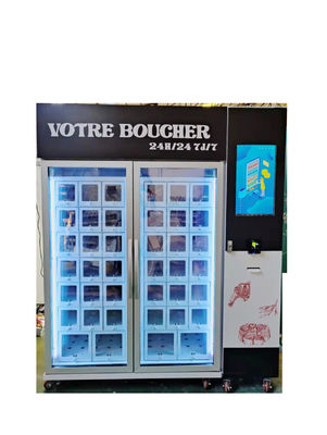 寿司、サンドイッチ、卵、サラダ フルーツのりんごの進水箱の冷却のロッカーの自動販売機は、食糧を新しい、オフィスのホテル最もよいCH保存する