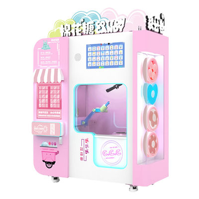 ミクロン自動 32 フルーツ味 綿菓子 遊園地のストリートフード用自動販売機
