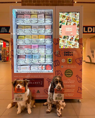 24/7 ペットストア 犬用食品 トリートメント 整形 洗濯 ペット用品 ショッピングモールの自動販売機