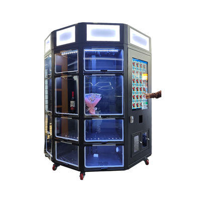 新しいデザインのロッカー 新鮮な花の自動販売機 冷却機能 32インチタッチスクリーンライトボックス