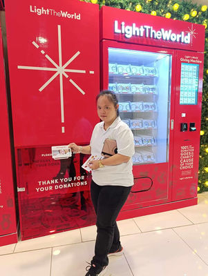 24V電気暖房 ガラスドアとロッカーの商品 スロットギビングマシン