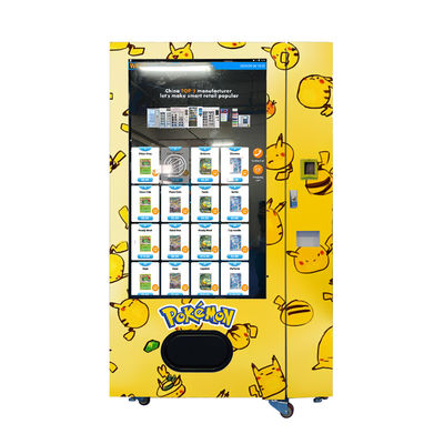 55インチフルタッチスクリーン ポケモン販売機 カードリーダー付き ポケモン PTCG ゲームカード用のカスタムグラフィック
