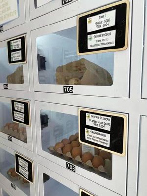 カスタマイズされたグラフィックタッチスクリーンロッカー 販売機 21.5インチディスプレイと便利なカード決済システム