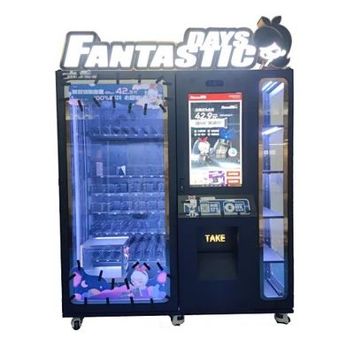 7 階* 12 スロット 容量 玩具 自動販売機 ストライプ ライト 魅力 的 な デザイン