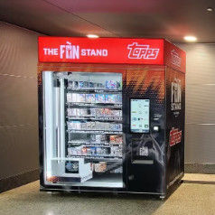 パーソナライズ可能なステッカーと 6階*10 スロット 容量 最先端の電子販売機