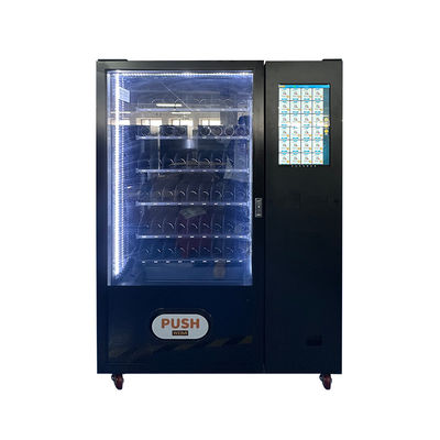 黒コンボ スパイラルロッカー スナック 飲料 自動販売機 大容量スナック用追加ロッカー付き