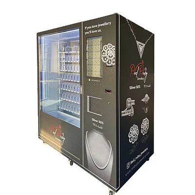 上下追跡エレベーターと二重ガラス高セキュリティドアを備えたスマートジュエリー自動販売機