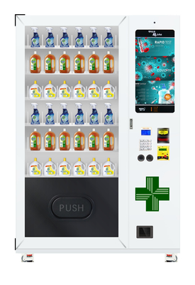 手のSanitizers PPEの自動販売機22インチのタッチ画面、Cashless自動販売機大きい容量