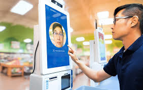 表面IDの支払の注文に英語ミクロンを自動販売機