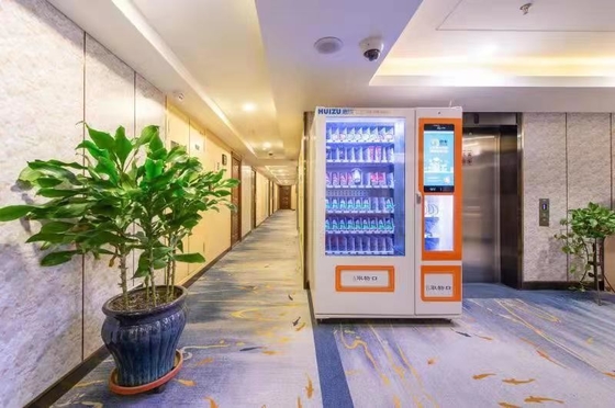 二重層の華麗な商品化、飲料の自動販売機、ミクロンのためのガラス自動販売機LEDの照明